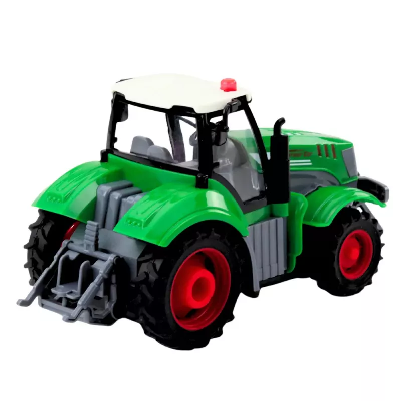 LEAN TOYS Diaľkovo ovládaný RC poľnohospodársky traktor zelený 1:24