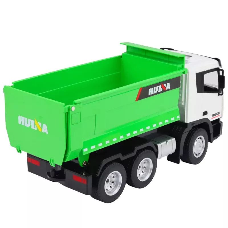 Huina RC diaľkovo ovládaný sklápač zelená 1:18