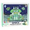 LEAN TOYS Magnetické bloky vesmír vesmírna stanica 4D 66 ks