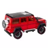 LEAN TOYS Off-road auto kovový pull-back pohon otváracie dvere červená 1:22