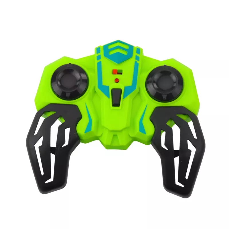 LEAN TOYS RC auto na diaľkové ovládanie stunt 360° otáčky zelená
