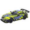 LEAN TOYS RC pretekárske auto s osvetlenou karosériou žltá