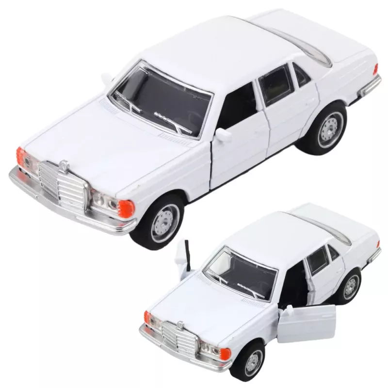 LEAN TOYS Classic Car kovový motorizovaný svetlá zvuky otváracie dvere mix