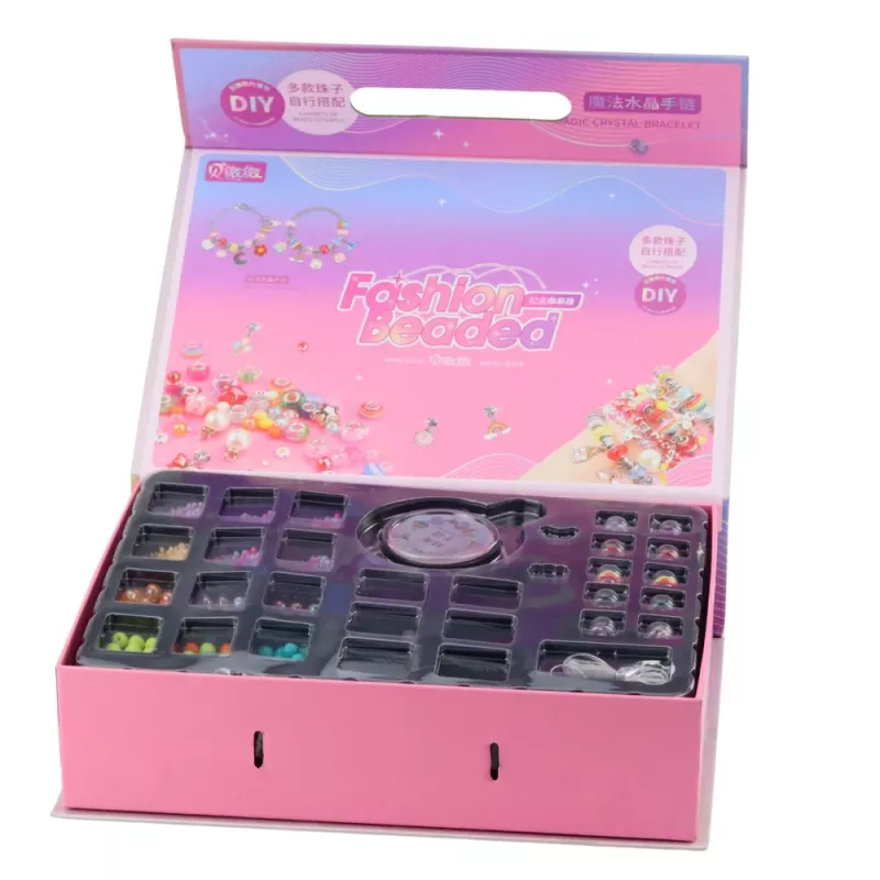 LEAN TOYS DIY kreatívna súprava šperk náramok korálky prívesok
