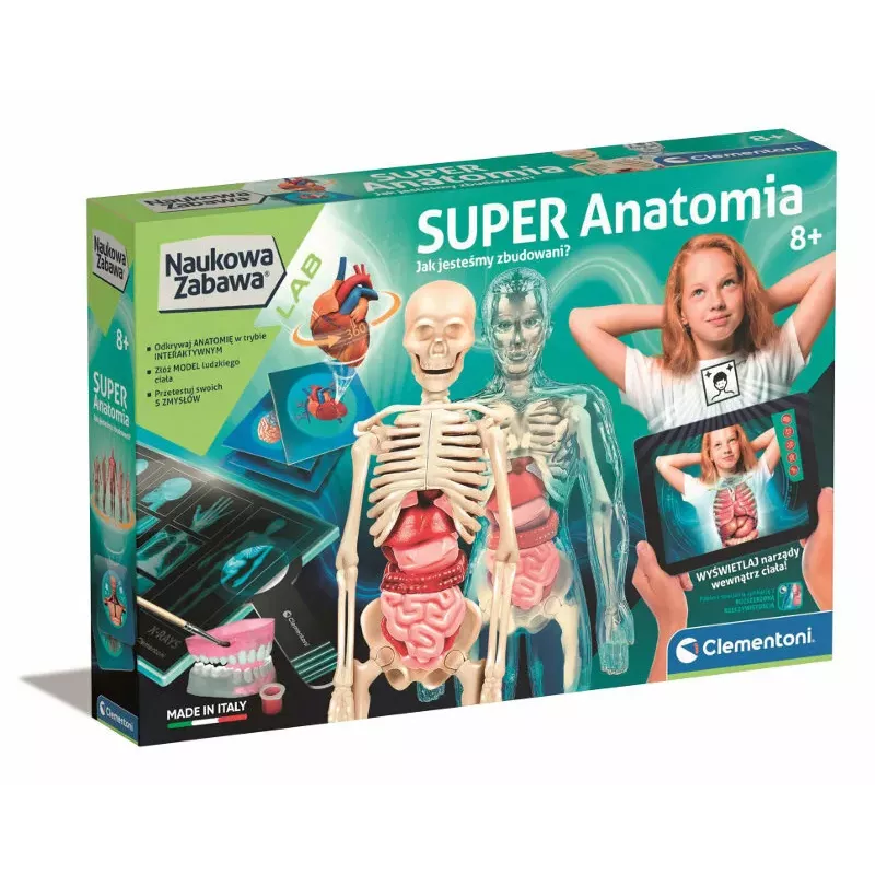 Clementoni Science & Play Super Anatomy vzdelávacia vedecká súprava 50919