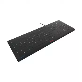 CHERRY STREAM PROTECT KEYBOARD káblová US rozloženie čierna