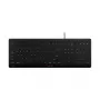 CHERRY STREAM PROTECT KEYBOARD káblová US rozloženie čierna