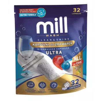 MD2 MILL umývacie tablety do umývačky Clean & Shine Ultra 32 tabliet 3-in-1