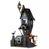 LEAN TOYS Stavebnica strašidelný dom halloweenska veža 581 dielov