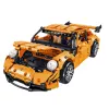 LEAN TOYS Stavebnica pretekárske auto GT oranžová 1:14 1268 ks