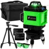 LEAN 4D rovinný laser 16 línií zelený s taškou a 2 akumulátormi