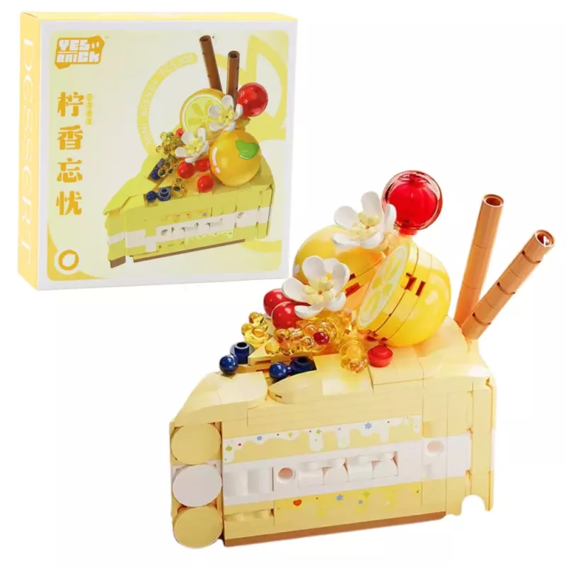 LEAN TOYS Stavebnica torta dezert zdobená 292–357 dielov