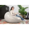 Bestway Nafukovacia stolička sivá 75052