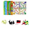 LEAN TOYS Rodinná hra sada 18 v 1 šach magnetická šachovnica