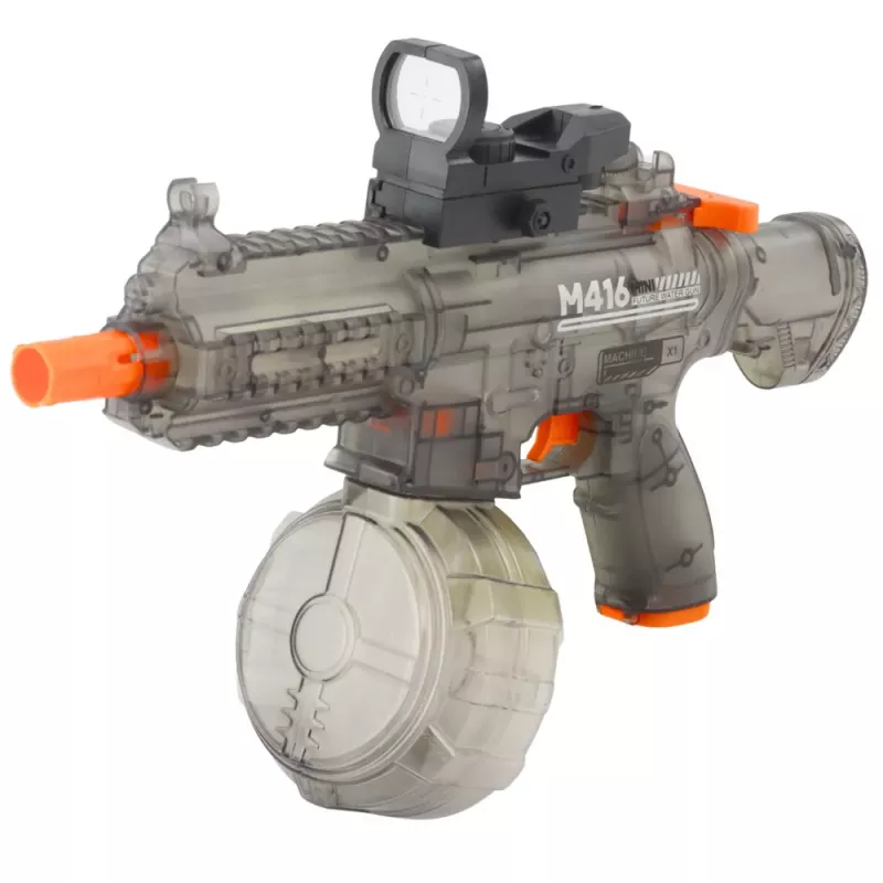 LEAN TOYS elektrická vodná pištoľ M416 s osvetleným zameriavačom 450 ml 8-10 m