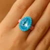LEAN TOYS beauty sada detské prstene farebné diamanty 50 ks