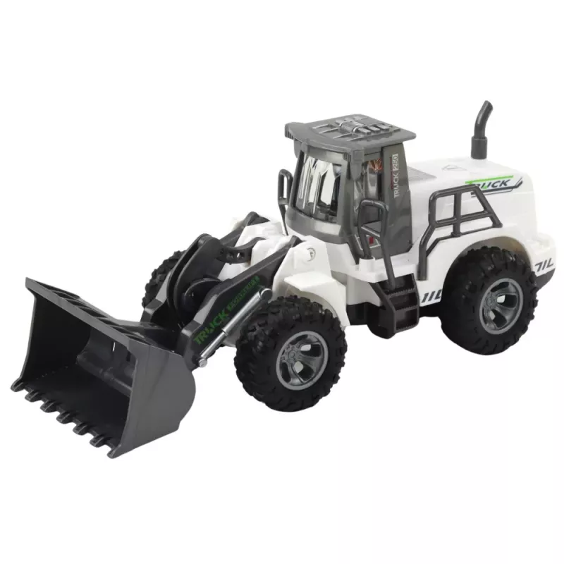 LEAN TOYS diaľkovo ovládaný stavebný bager RC svetlá biela 1:30