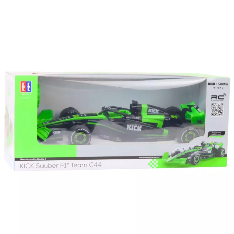 Double E Sauber F1 C44 čierna a zelená 1:16 diaľkovo ovládané pretekárske auto