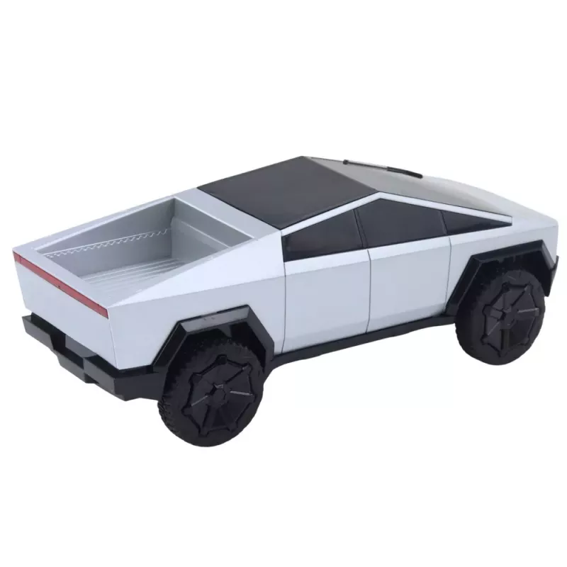 Double E diaľkovo ovládané auto RC pickup truck LED svetlá strieborná 1:16 4WD 2,4 GHz