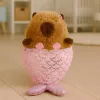 LEAN TOYS plyšová hračka kapybara morská panna ružová 28cm