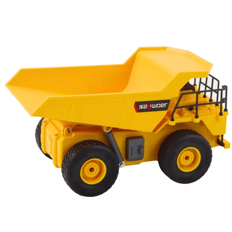 LEAN TOYS diaľkovo ovládaný stavebný sklápač RC LED svetlá 1:24
