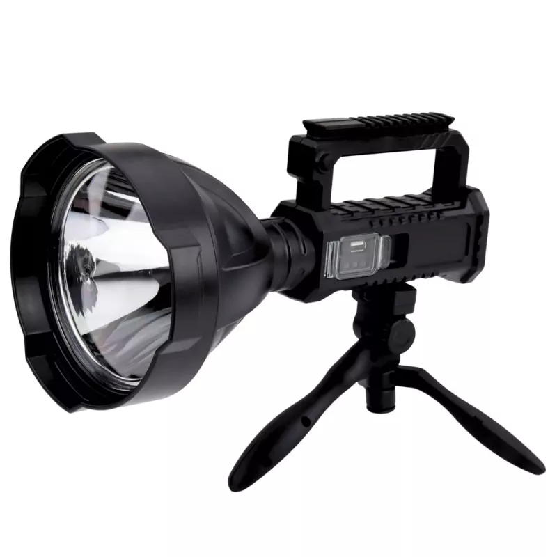 LEAN veľký reflektor baterky so statívom LED reflektor W5120 powerbanka 31 cm