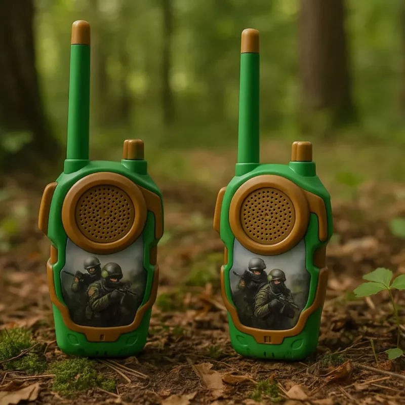 LEAN TOYS vysielačky pre deti Military 10m