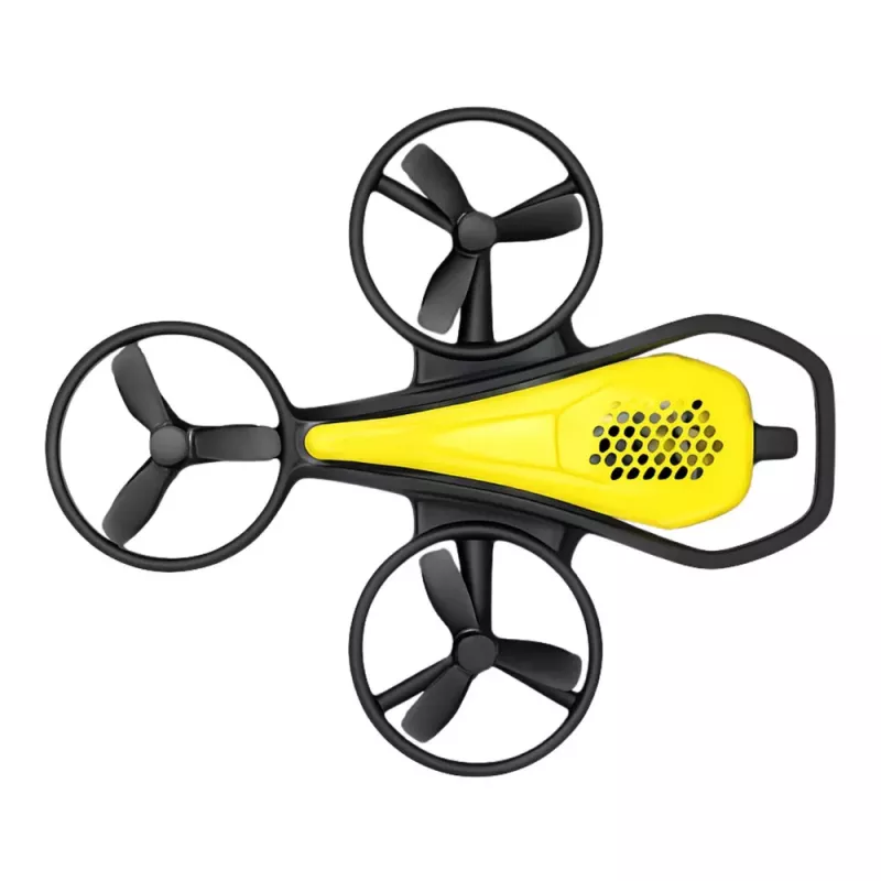 LEAN TOYS mini RC dron Syma X36 štvorosový akrobatický žltý