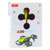 LEAN TOYS mini RC dron Syma X36 štvorosový akrobatický žltý