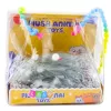 LEAN TOYS spiaci husky na vankúši figúrka so zvukmi a vrecúškom srsti