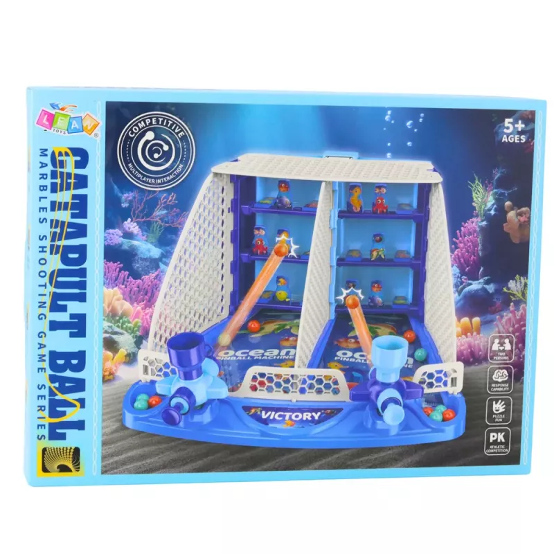 LEAN TOYS pinball Ocean Fish Shooting arkádová hra