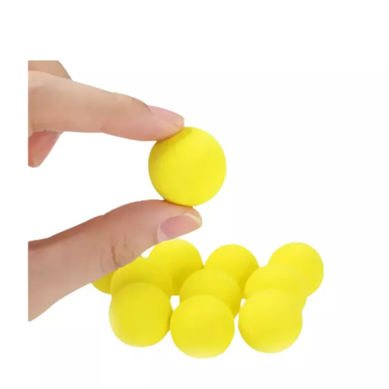 LEAN TOYS Pištoľ na soft penové loptičky školský autobus žltá 6 ks