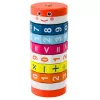LEAN TOYS Vzdelávací matematický valec pre deti Nuka počítacie puzzle - modrý