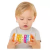 LEAN TOYS Vzdelávací matematický valec pre deti Nuka počítacie puzzle - modrý
