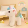 LEAN TOYS Jednorožec plyšový interaktívny pohyby zvuky biely 21 cm