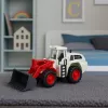 LEAN TOYS Stavebné vozidlo bager buldozér pohyblivá kovová lyžica svetlá zvuky