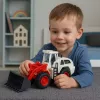 LEAN TOYS Stavebné vozidlo bager buldozér pohyblivá kovová lyžica svetlá zvuky