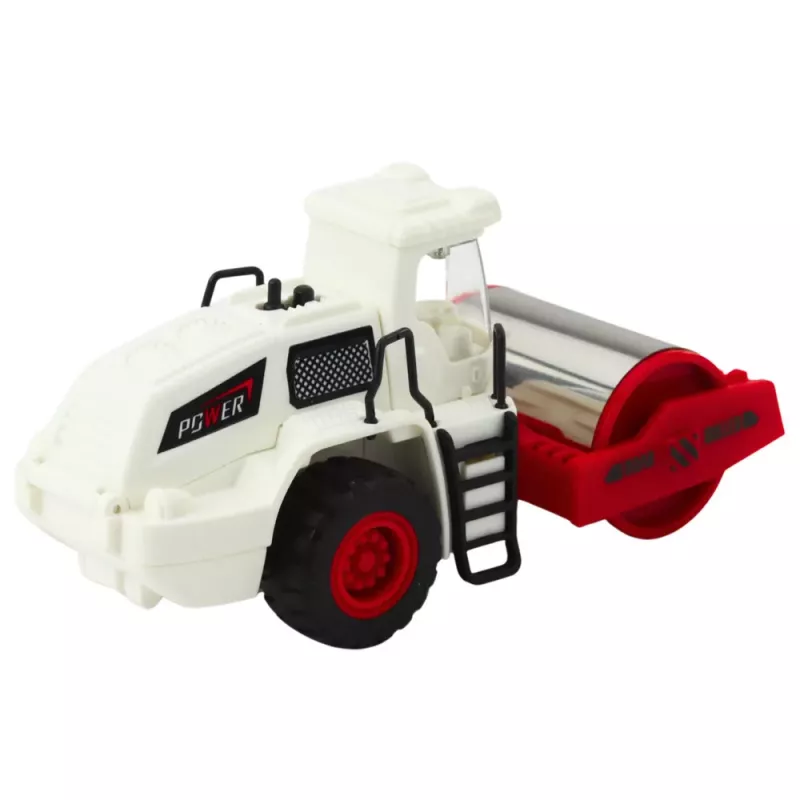 LEAN TOYS Cestný valec stavebný kovový otáčací valec svetlá zvuky