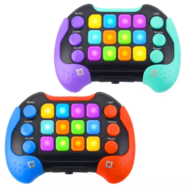 LEAN TOYS Elektronická arkádová vzdelávacia konzola hra s 11 hernými režimami