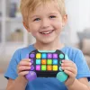 LEAN TOYS Elektronická arkádová vzdelávacia konzola hra s 11 hernými režimami