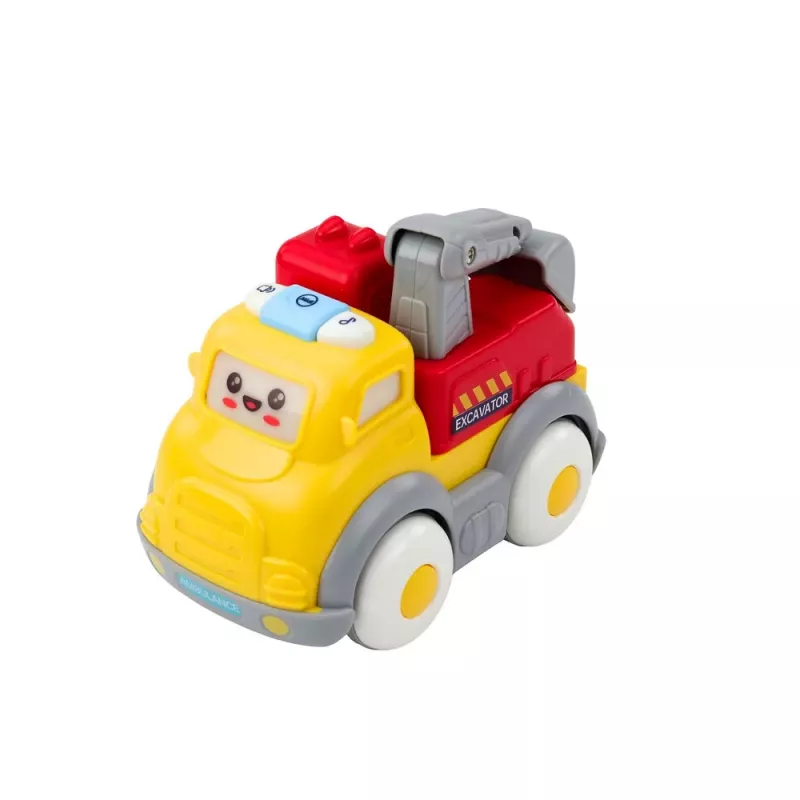 LEAN TOYS Sada mestských áut pre batoľatá, pohon, pohyblivé prvky, svetlá, zvuky