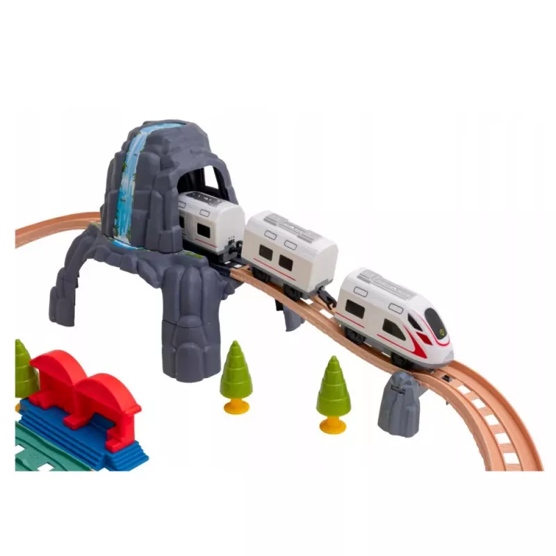 LEAN TOYS Dinosaur Park elektrický vlak so svetlami a zvukmi 76 cm