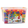 LEAN TOYS Slamky 3D 4D stavebné bloky v krabici, farebné, 1000 ks