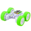 LEAN TOYS Diaľkovo ovládané akrobatické off-road auto 360° zelené 1:32