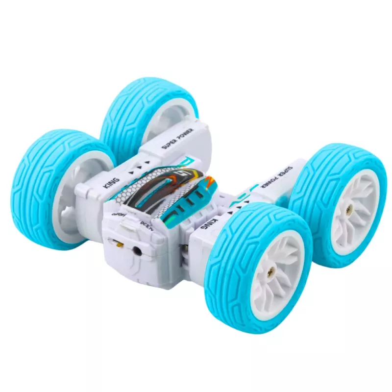 LEAN TOYS diaľkovo ovládané akrobatické off-road auto 360° modré 1:32