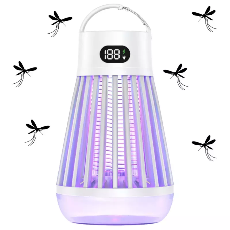 LEAN Elektrická lampa na komáre UV svetlo biela 20W 80m²