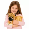 LEAN TOYS Plyšový mops pes plyšová hračka mäkký pes 25 cm