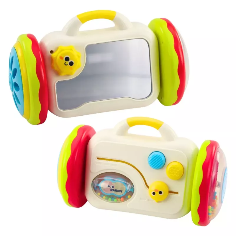 LEAN TOYS Escape zrkadlo interaktívna vzdelávacia hračka pre batoľatá hrkálka