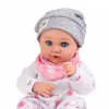 LEAN TOYS Bábika s príslušenstvom na kŕmenie, podbradník, čiapka, 28 cm