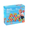 LEAN TOYS Vzdelávacia zručnostná hra Fast Cups 3in1 lopty poháre 38 ks